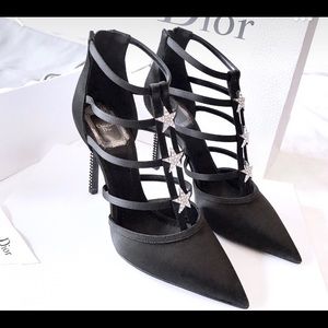 dior galaxy cage 38.5 star heels